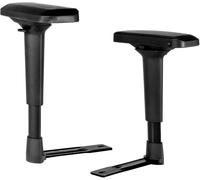 RUWLFE 2 pezzi di ricambio for braccioli regolabili in altezza for sedie da ufficio, adatti alla maggior parte delle gioco Boss per Sedia da Ufficio