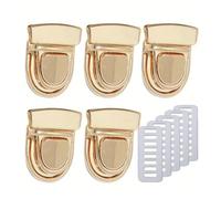 RUWLFE 20 Pezzi di Fermagli in Metallo for Borse, a Tracolla, borsette, Chiusure a Scatto, Accessori for Fai da Te per Borsa