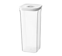 RUWLFE 3 pezzi di serbatoio sigillato quadrato trasparente for la conservazione del grano, for frutta secca, snack, lattine, contenitore in plastica da cucina Per Cucina(1500ML)