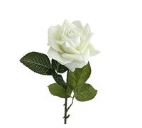 RUWLFE 4Pc Feel Big Rose Flower Moisturizing Real Touch Artificial Flowers Wedding Roses Bouquet for Home Living Room Decoration per Casa(Color2)