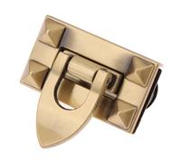 RUWLFE 5 Pezzi 4 cm in Metallo con Chiusura a Torsione for Fai da Te, Borse Donna, Borsetta, Hardware, Parti e Accessori for per Borsa(Bronze)