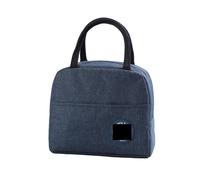 RUWLFE Borsa for il pranzo isolata portatile da 1/2 pezzo for pasto di riso in foglio alluminio con isolamento invernale Bento per Pranzo(Color2,1pc)