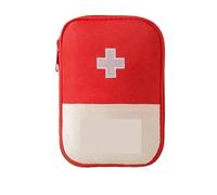 RUWLFE Borsa for kit di pronto soccorso, borsa for la conservazione dei medicinali for casa, adatta for viaggi all'aperto, medica, sopravvivenza emergenza for il domestico per Casa, Esterno(Red)