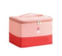 RUWLFE Borsa for medicinali di grande capacità, borsa medica portatile da viaggio, set borse for la conservazione dei a casa, kit pronto soccorso for esterni per Casa, Esterno(Pink)