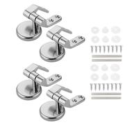 RUWLFE Cerniere universali for Sedile WC, 2/4 Pezzi, Cerniere di Ricambio in Acciaio Inossidabile, Set Accessori for Coperchio, Riparazione Fai da Te for copriwater per Sedili WC(4PCS)