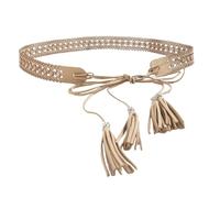 RUWLFE Cintura sottile decorata da 2 pezzi for abito donna, accessorio alla moda per Gonna e Vestito(Khaki)