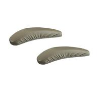 RUWLFE Copri braccioli for Sedia da Ufficio, 4 Pezzi, Copri Elasticizzati e Resistenti all'Acqua, for di Colore Puro per Sedia da Ufficio(Khaki)