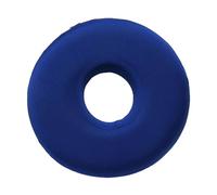 RUWLFE Cuscinetto auricolare con foro singolo, nucleo in cotone, traspirante, non compressivo, perforante, a forma di ciambella, protettivo da viaggio Per Sonno(Blue)