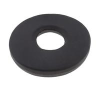 RUWLFE Cuscino for forare le orecchie, for chi dorme su un fianco, a forma di ciambella, con foro for, protezione for collo e testa Per Sonno(Black 35x14cm)