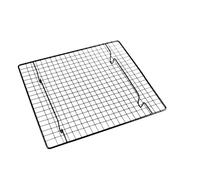 RUWLFE Griglia di Raffreddamento in Acciaio Inossidabile 4 Dimensioni, Vassoio Antiaderente for Biscotti, Pane, Torte, Barbecue, Uova, crostate, teglia for Alimenti per Barbecue(26x23cm)