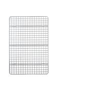 RUWLFE Griglia di Raffreddamento in Acciaio Inox Antiaderente, Vassoio for Biscotti, Pane, Barbecue, mensola, Accessori for Pasticceria da Cucina per Barbecue(22x16x1.5cm)