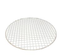 RUWLFE Griglia Rotonda in Acciaio Inossidabile 304, Barbecue, griglia for, di Raffreddamento, for Cottura a Vapore, Campeggio, Esterno, Rete Metallica per Barbecue(42.5cm)