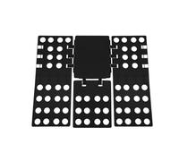 RUWLFE Piegatrice for vestiti, pratica in plastica, staccabile, for magliette, for risparmiare tempo nel bucato per Pullover, Camicie(Black)