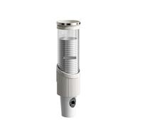 RUWLFE Portabicchieri Di Carta 3 Pezzi per Ufficio, Casa | Distributore d'acqua a parete Scaffale da bancone da bar di fascia alta(Single row-medium)