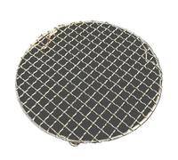 RUWLFE Rete for Barbecue Rotonda in Acciaio Inossidabile 304 con Piede, griglia for, di Raffreddamento, for Cottura a Vapore, Campeggio, Esterno, Rete Metallica per Barbecue(38cm)
