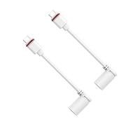 Ruwshuuk Adattatore Da Barrel A USB C,2 Pezzi Adattatore da Spinotto a USB C per Pannello Solare - Connettore Di Alimentazione Portatile Esterno Per Di Sicurezza Domestica,Rv Barca Auto Recinto