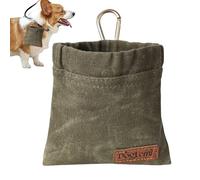 Ruwshuuk Borsa per cani | Sacchetto per dolcetti con moschettone | Fascia elastica termoretraibile per cani | Indossa facilmente giocattoli per animali domestici, cibo secco, dolcetti per la pioggia