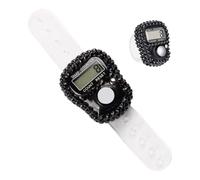 Ruwshuuk Contatore digitale per contare, contatore digitale, numero di schermo LCD | Anello Lap Reetizzabile - Anello portatile per la memoria della traccia e del campo