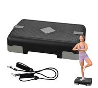 Ruwshuuk Fitness Step | Stepper multifunzione antiscivolo per allenamento delle gambe - Versatile stepper per casa, palestra, sport, donne, uomini, allenamento al chiuso