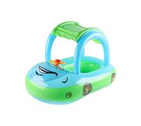 Ruwshuuk Galleggianti Piscina Per Bambini,Ciambella Per Piscina Per Bimbi | Giocattolo Gonfiabile Con Tettuccio Protezione Solare Forma Auto E Ruota Per Spiaggia Estate Lago
