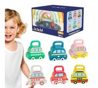 Ruwshuuk Giocattoli, blocco e chiave dei giocattoli per auto - Collo da collo con chiavi - Veicoli educativi divertenti per attività prescolari