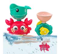 Ruwshuuk Giocattolo a ventosa per l'ora del bagno dei bambini, gioco spiaggia all'aperto, accessori per bambini per piscina e giochi nella vasca da bagno per bambini