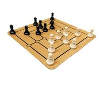 Ruwshuuk Gioco degli scacchi per adulti | Gioco di scacchi in legno con pezzi - Giocattoli educativi in legno con design antico Roma per la mobilità fine e le attività prescolari