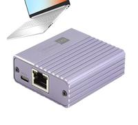 Ruwshuuk Lan Splitter - Splitter LAN da 1 a 4 per Ethernet, trasmissione dati 1000 Mbps, router plug-and play per casa, soggiorno, dormitorio, sala riunioni