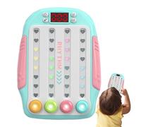 Ruwshuuk Macchina arcade di gioco del ritmo, gioco a spinta veloce - gioco interattivo di corrispondenza ritmo | Giocattolo di sfida musicale per oltre 3 anni, gioco di bottoni ritmo, macchina