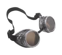 Ruwshuuk Occhiali da sole stile steampunk, occhiali da sole vittoriani steampunk, unisex, gotico, puntelli da sole rotondi, polarizzati, per incontri, Halloween, trucchi