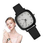 Ruwshuuk Orologi da donna, orologio infermiere - Orologi da polso per donne,Numero quadrato Lady Silicone Band di gioielli Leggi facilmente per adolescenti e studenti