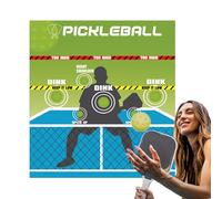Ruwshuuk Pickleball Practice Board, Pickleball Practice Rebonder | Feedback Instant Trainer di Pickleball, Allenamento All'aperto migliora Le competenze