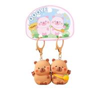 Ruwshuuk Portachiavi Coppia Abbinati | Charm Pendente per Coppia | Charm Decorativo Cartoon per Zaino Unisex per Coppie Ragazzi Bambini Ragazza Fidanzata