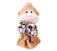 Ruwshuuk Puppet animali, burattini a mano,Puppet per la mano animale di boxe con suoni e azione | Bambola di peluche di peluche educativa per l'insegnamento in età prescolare