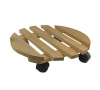 Ruwshuuk Ruote per supporto per ruote - rulli per esterni, carrello per fioriera multifunzionale con ruote, movimento ruota a 360 gradi, per uso interno