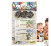 Ruwshuuk Soldi Giocattolo | Gioco d'azzardo,Accessorio Gioco Di Ruolo Educativo per Scoperta Casa Scuola Compleanno Ragazzi Ragazze