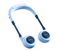 Ruwshuuk Ventilatore da collo | Ventilatore da collo USB senza pale, dispositivo di raffreddamento per esterni, per ufficio, spiaggia, viaggi, auto, campeggio, avventure all'aperto, interni ed aule