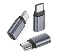 RUXELY Adattatore Estensione USB C 3-Pezzi,Tipo C Convertitore Prolunga | PD 100W 40Gbps Maschio a Femmina Thunderbolt 4 3 Connettore Estensore per Otterbox Case,iPhone Duo 18 17,Samsung S26,Macbook