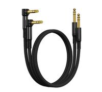 RUXELY Cavo Audio Jack 6.3 mm 1M 2-Pezzi,Cavi Filo Doppio 6.35mm Maschio