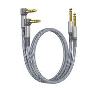 RUXELY Cavo Audio Jack 6.3 mm 1M 2-Pezzi,Cavi Filo Doppio 6.35mm Maschio