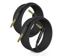 RUXELY Cavo Audio Jack 6.3 mm 3M 2-Pezzi,Cavi Filo Doppio 6.35mm Maschio