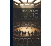 Ruy Barbosa Martial Law (Tascabile)
