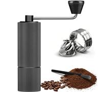 Ruycllo Macinacaffè Manuale, Macina Caffè Manuale con Macina Conica in Acciaio Inox, Coffee Grinder con 30 Impostazioni Regolabili e Capacità di 30g, per Moka, Pour Over, French press e Aeropress