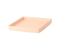 ruyi-1986 Vassoio per Piante Vassoio raccogli Gocce for Piante da Giardino, sottovaso Quadrato in Ceramica for Soggiorno, Balcone, Patio(Orange)