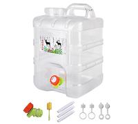 RUYI Tanica per acqua potabile da 10 l, con rubinetto, da campeggio, senza BPA, con manico per attività all'aperto, viaggi, roulotte, picnic, escursioni a casa