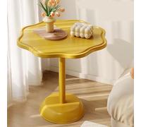 RUYICZB Tavolino in Stile Francese, Tavolino A Forma Di Nuvola Piccolo, Tavolino Rotondo Moderno, Tavolini Decorativi Per Piccoli Spazi, Soggiorno, Camera Da Letto, Patio,Cylindrical yellow