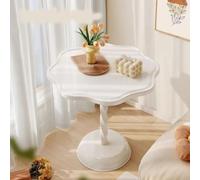 RUYICZB Tavolino in Stile Francese, Tavolino A Forma Di Nuvola Piccolo, Tavolino Rotondo Moderno, Tavolini Decorativi Per Piccoli Spazi, Soggiorno, Camera Da Letto, Patio,Spiral white