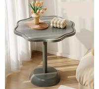 RUYICZB Tavolino in Stile Francese, Tavolino A Forma Di Nuvola Piccolo, Tavolino Rotondo Moderno, Tavolini Decorativi Per Piccoli Spazi, Soggiorno, Camera Da Letto, Patio,Cylindrical gray