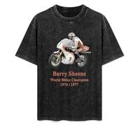 ruyin aishurou Barry Sheene 2, The Hand Tinted Version Essential Oversized Big And Tall TS for Men Mens t White M T-Shirt Black XXL