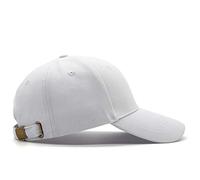 Ruyosn Berretto da Baseball Uomo Donna Berretto 1oo% Cotone Berretto da Baseball Unisex Berretti Regolabili Cappello Sportivo Gorra De Viserae-Bianca